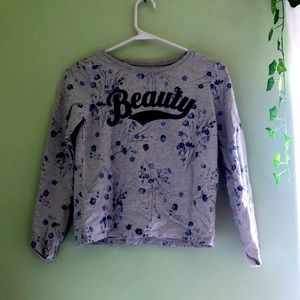 Long Sleeve Floral Shirt (Brand: Childrens Place) (Size: Girls 14/XL)